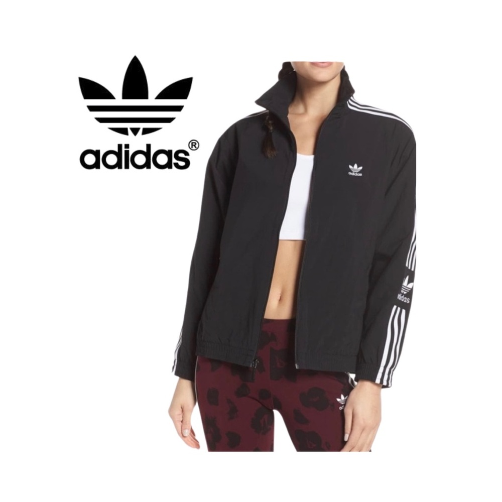 NEW Adidas Black Lock Up Jacket Track Coat